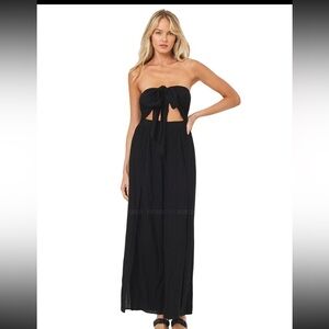 L*Space Kwanda Black Strapless Romper 🤍